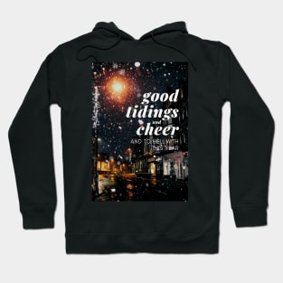 Good tidings and cheer and to hell with this year - Christmas Holiday Greeting Card 2022 Hoodie